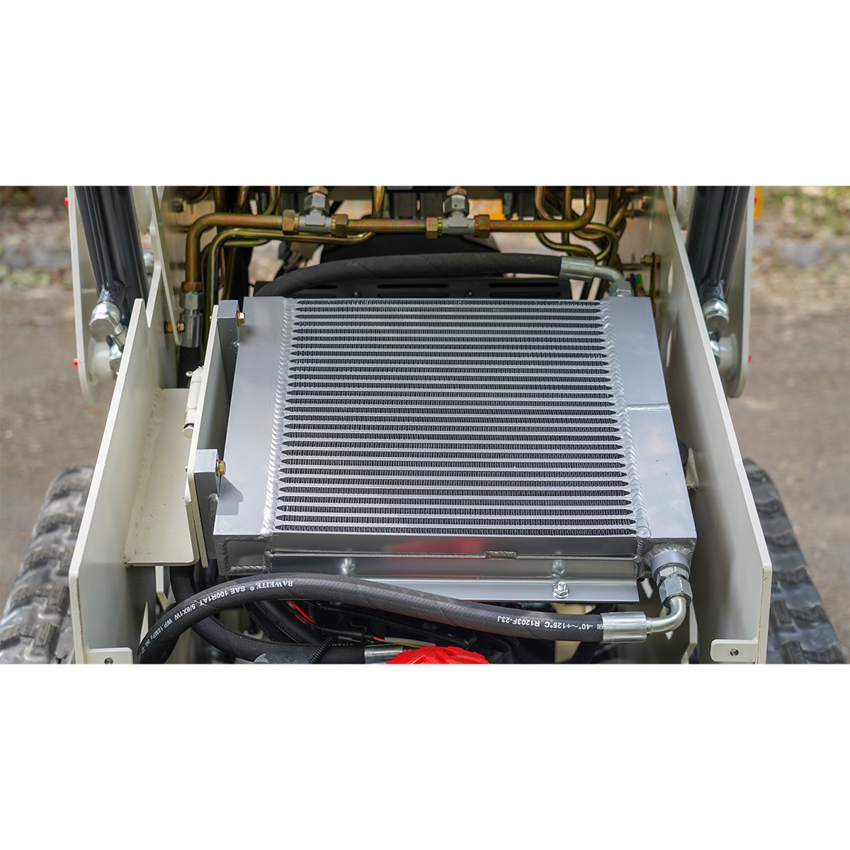 480 Tracked EPA 23HP 739cc Mini Skid Steer w/ Pallet Fork 12.7GPM 3-Pumps IN USA