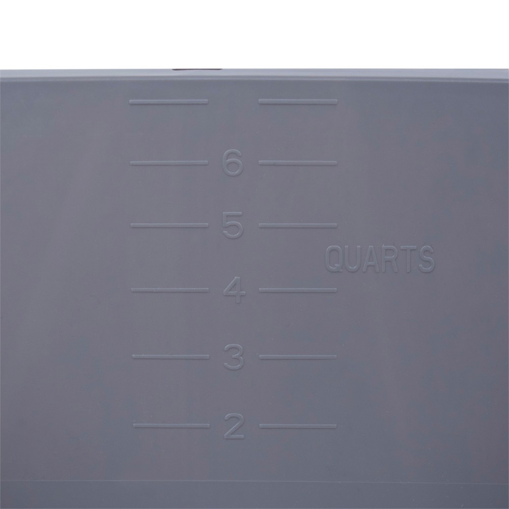 McKesson Wash Basin 8 Quart Polypropylene Graphite 1 Each 56-80342