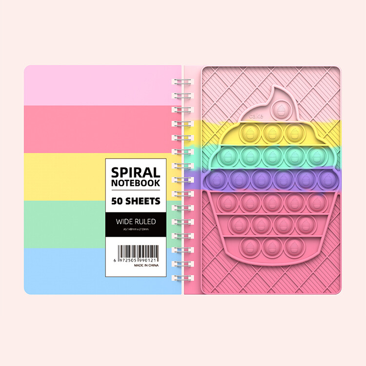Pop & Jot Fidget Notebook – A5 Bubble Journal