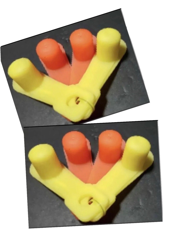 2 Sets Don Pedro Protective Rubber Breeding Muffs for Poultry/Botines