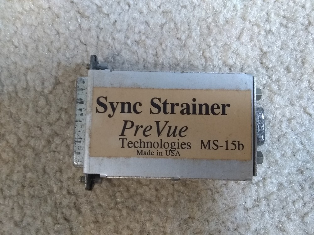 Sync Strainer MS-15b, Video Adapter For Commodore Amiga, PreVue Technologies