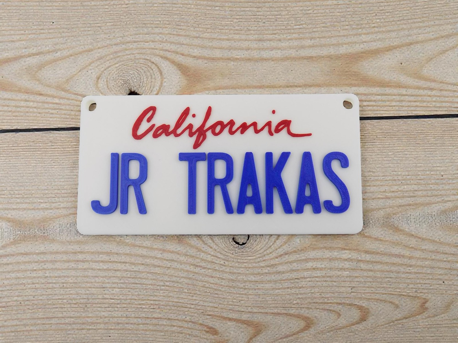 Personalized Mini License Plate Tag – Custom 3D 4x2” State Plate for Kids