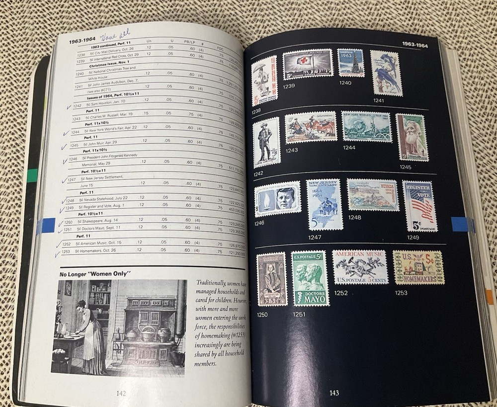 The Postal Service Guide to U.S. Stamps 15th Edition (1988) Fair Condition