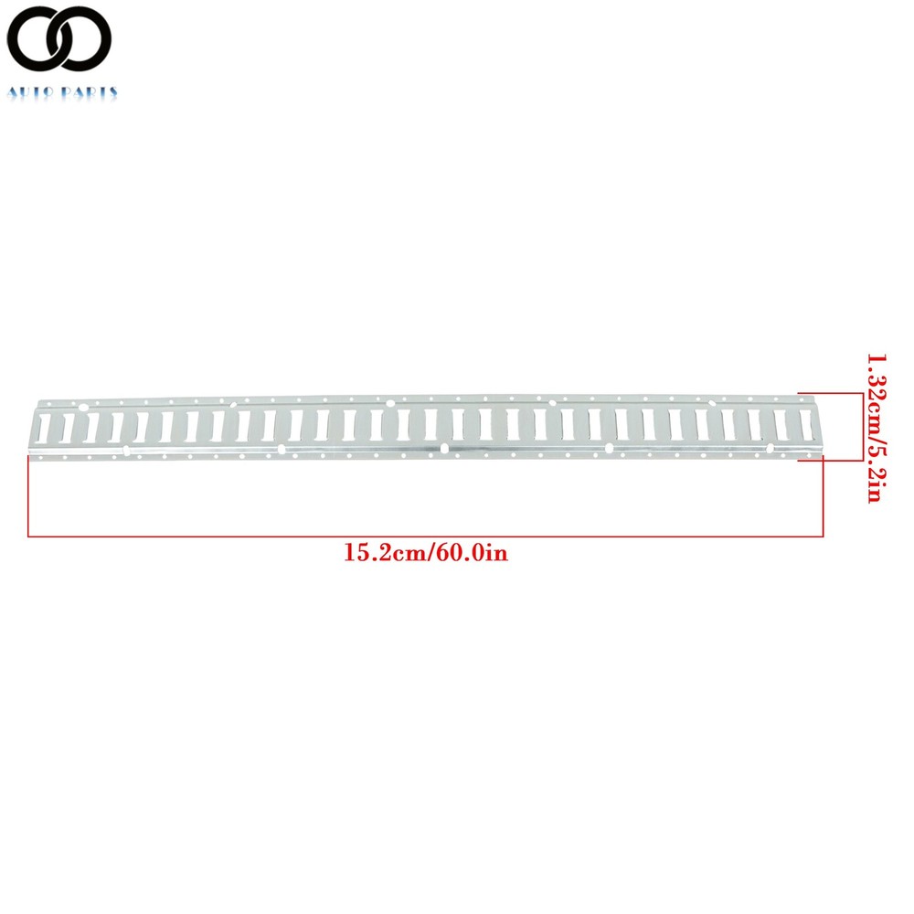 For Vans Trailers Cargo Trailer 12 Pack 5' E Track Tie Down Rail Kit Galvanized