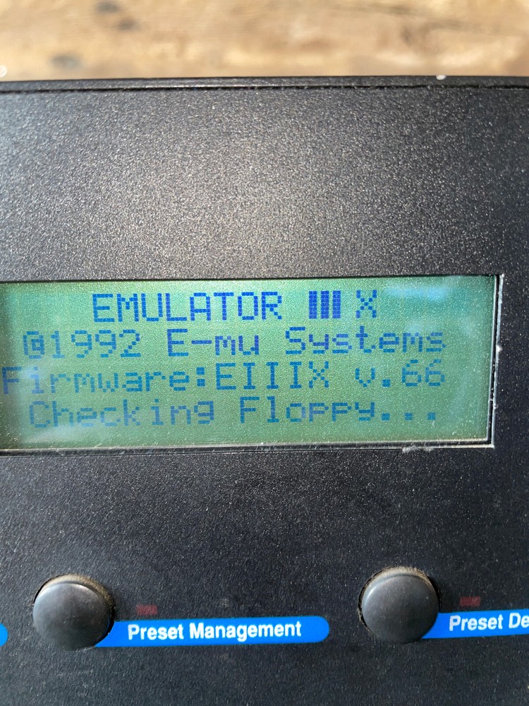 EMU EIII-XP Emulator Rack Module Sampler Vintage Rare