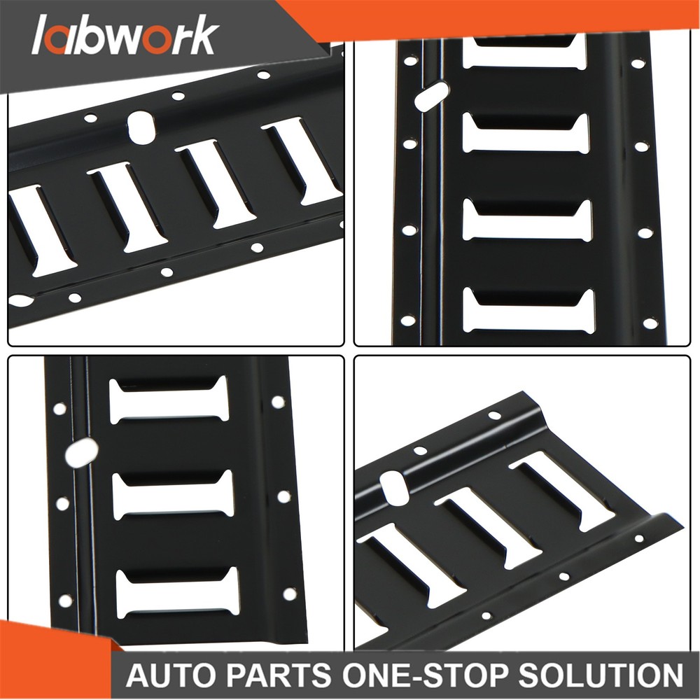 Labwork 4× 5' & 4× 8’ E Rails 16× O-Rings 16× D-Ring 1× Backup Tire Bracket