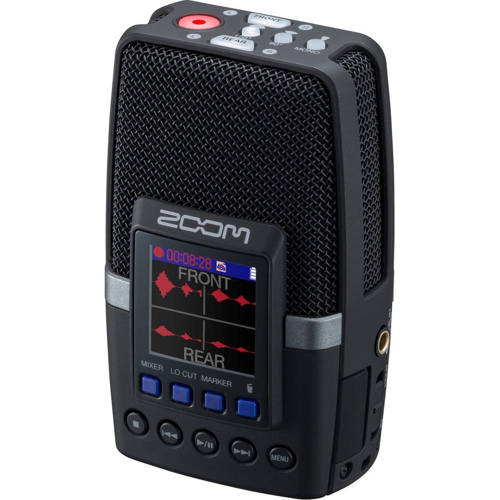 Zoom H2essential Multi-Mic 32-Bit Float Handy Recorder, Bundle with WSH-2E Hairy