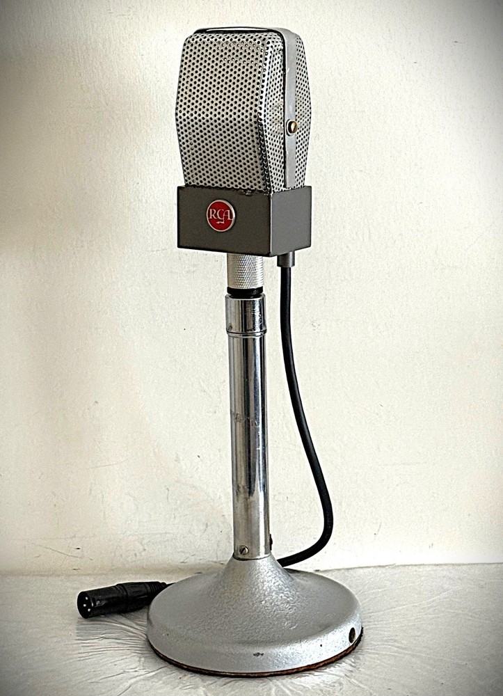 Replicated RCA 74B Style Ribbon Microphone, studio ready, w/stand (Listen!)
