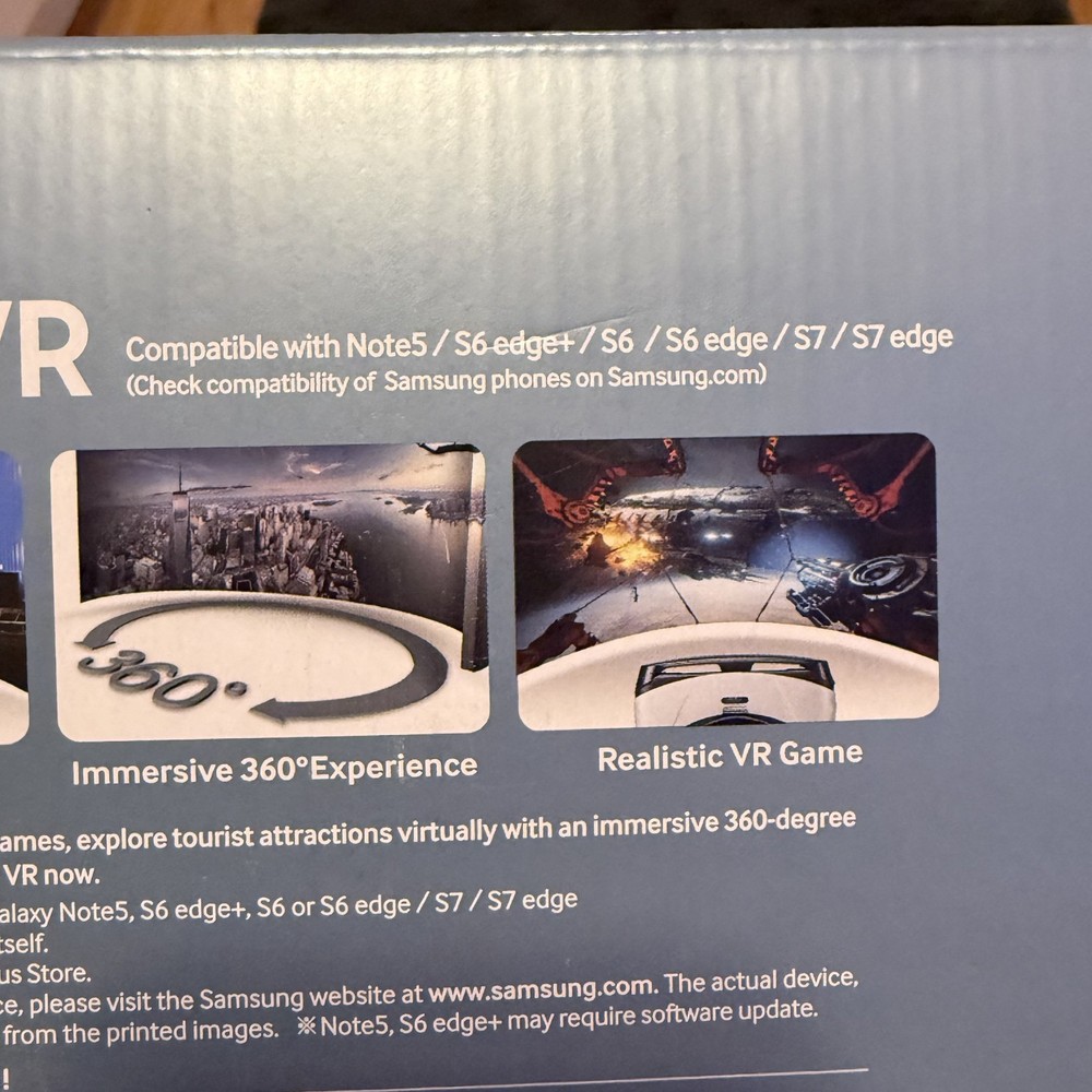 Samsung Gear VR Oculus 2015 Virtual Reality Headset for Note5/ S6/ S7/ Edge