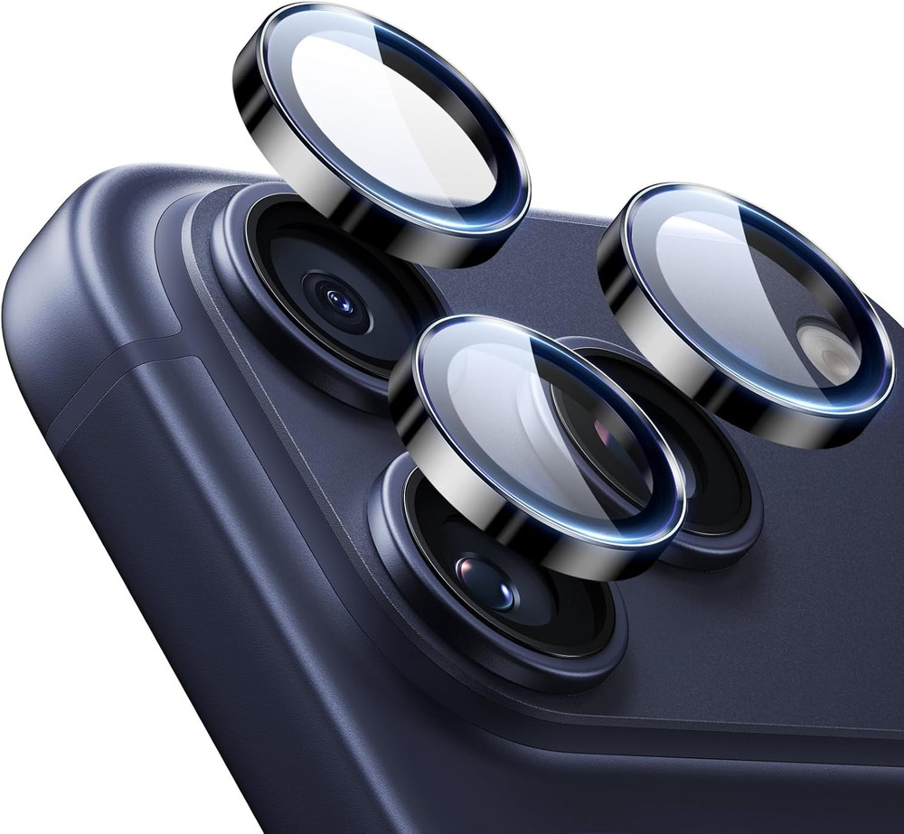 ESR Camera Lens Protector for Iphone 17 Pro Max/17 Pro 1 Pack Black