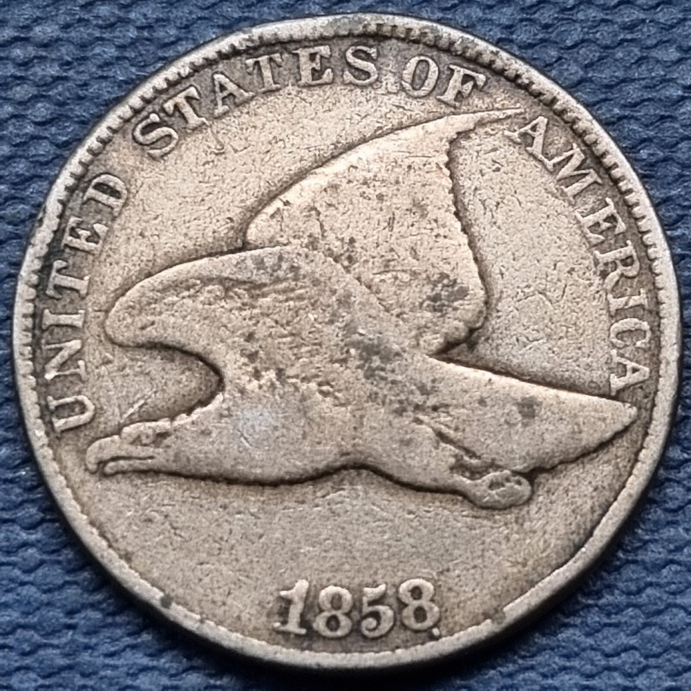 1858 Flying Eagle Cent 1c Better Grade #76941