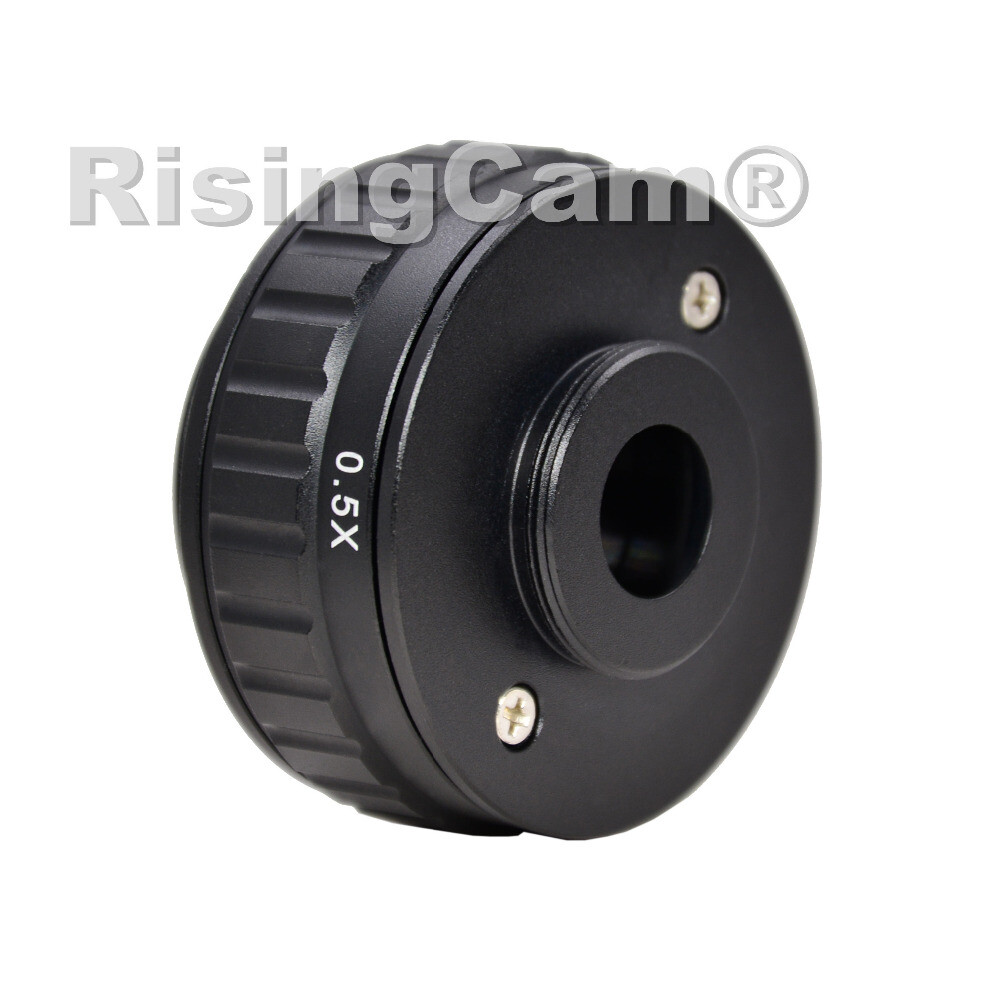 0.35X and 0.5X microscope C mount adapter for trinocular stereo microscope