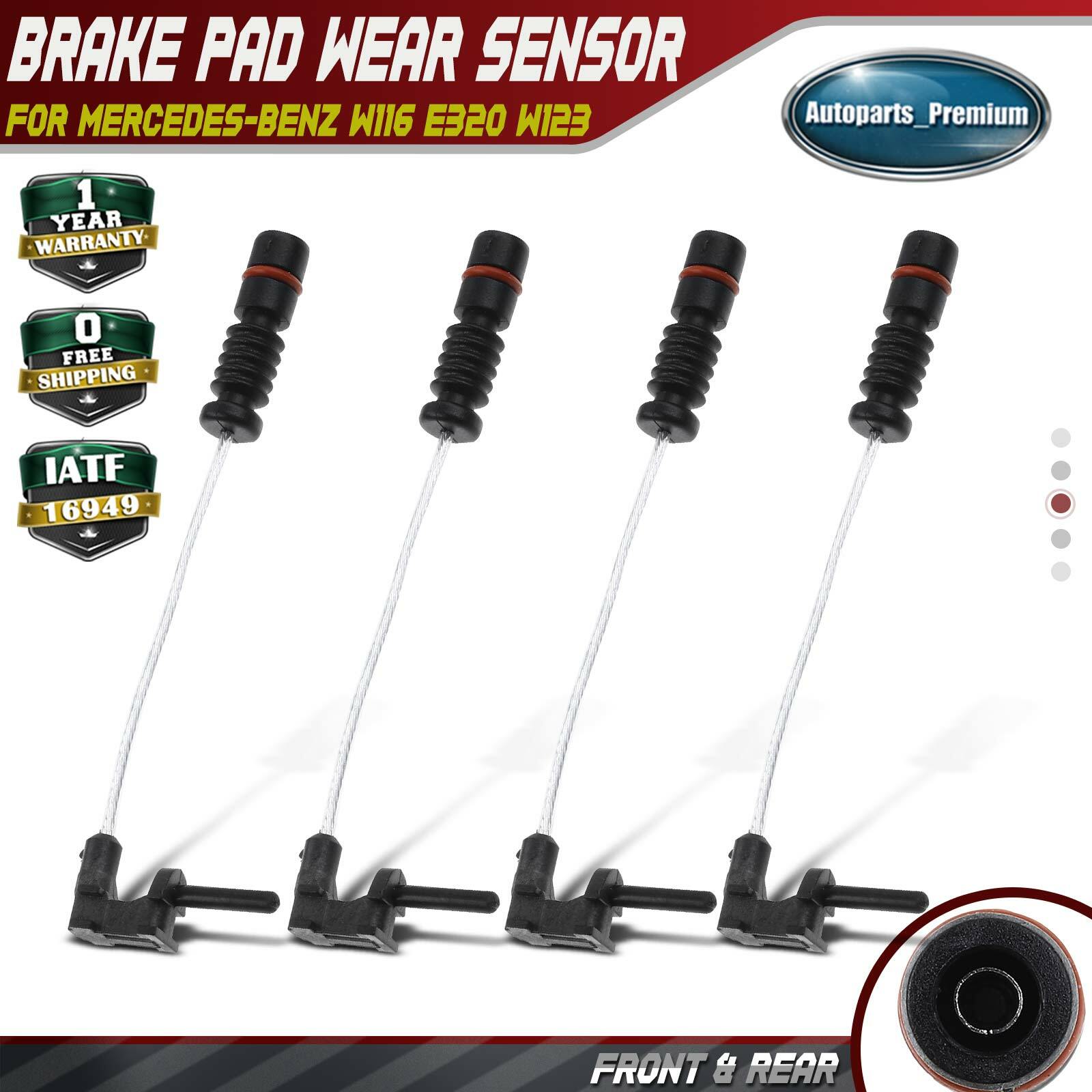 4x Disc Brake Pad Wear Sensor for Chrysler Mercedes-Benz 350SL E430 420SEL 72-08