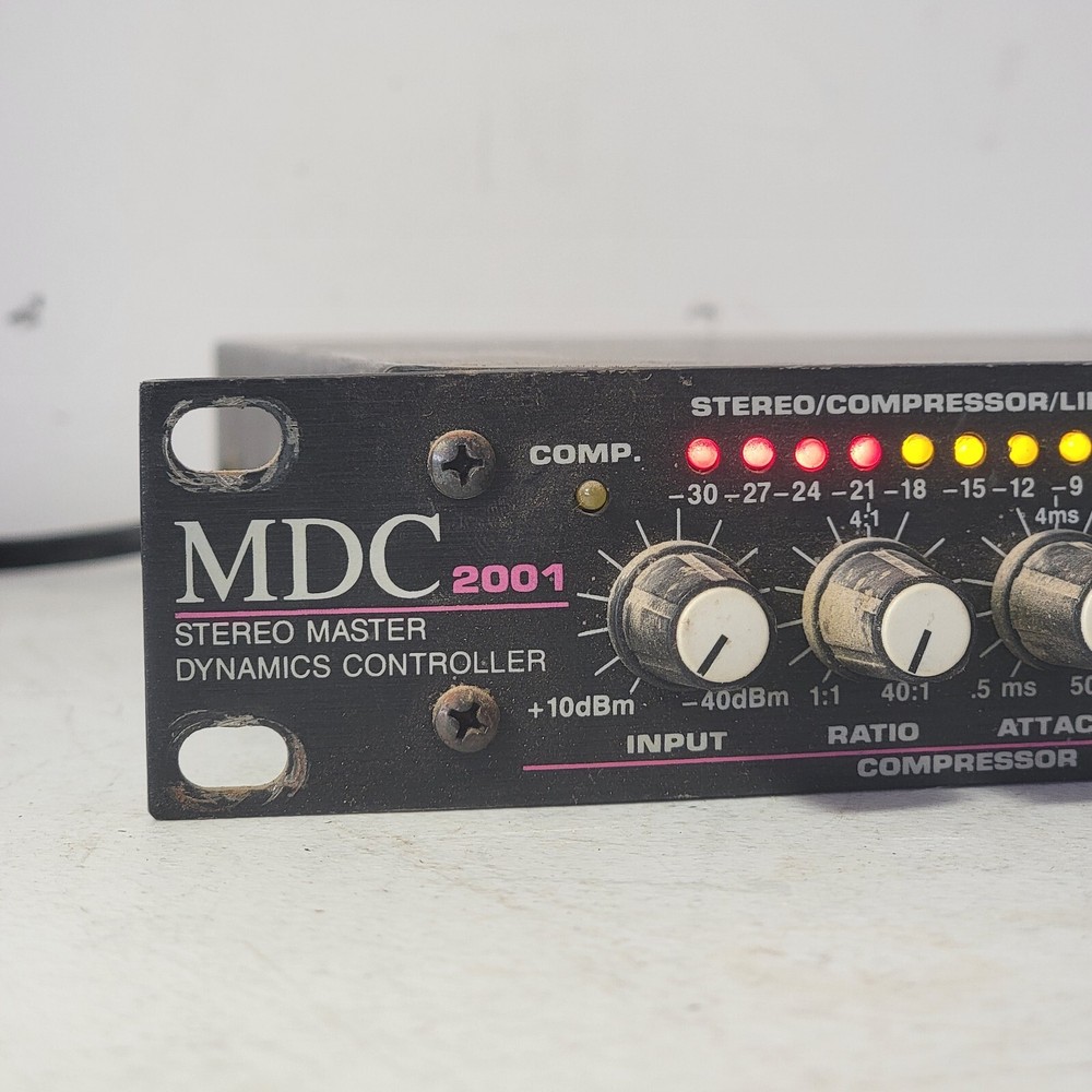 ART MDC 2001, Stereo Master Dynamics Controller, Compressor, Gate, Vintage Rack