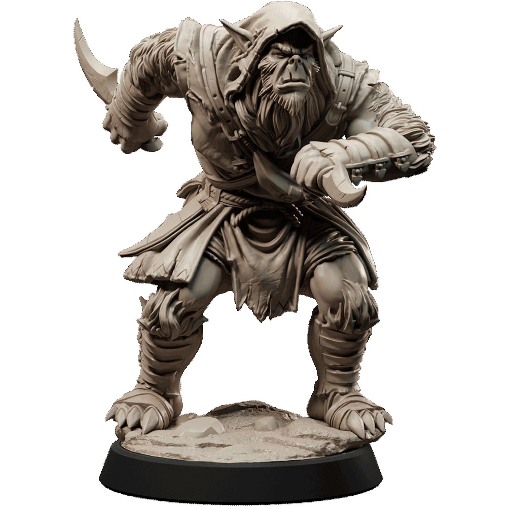 DnD Bugbear Assassin Mini 32mm Scale