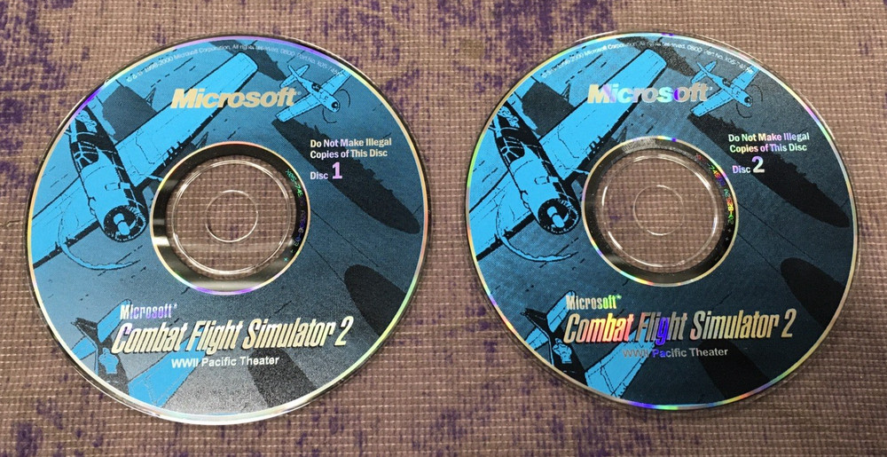 Microsoft 5 Pack PC Games CD-ROM Flight Simulator Custom Bundle