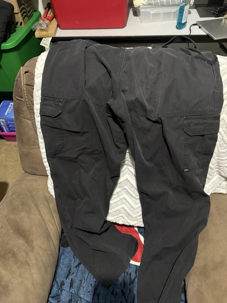 5.11 Tactical Men's size 38x34 Multiple Cargo Pockets- Black