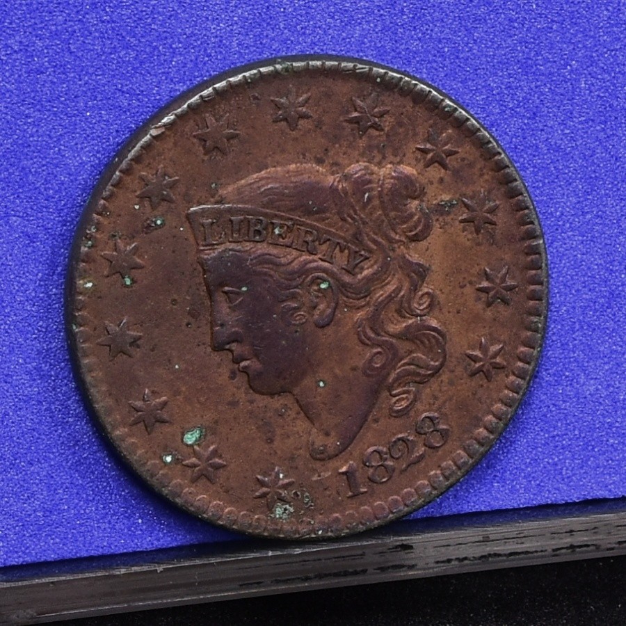 1828 Large Cent - Large Date - XF (#58936-L)