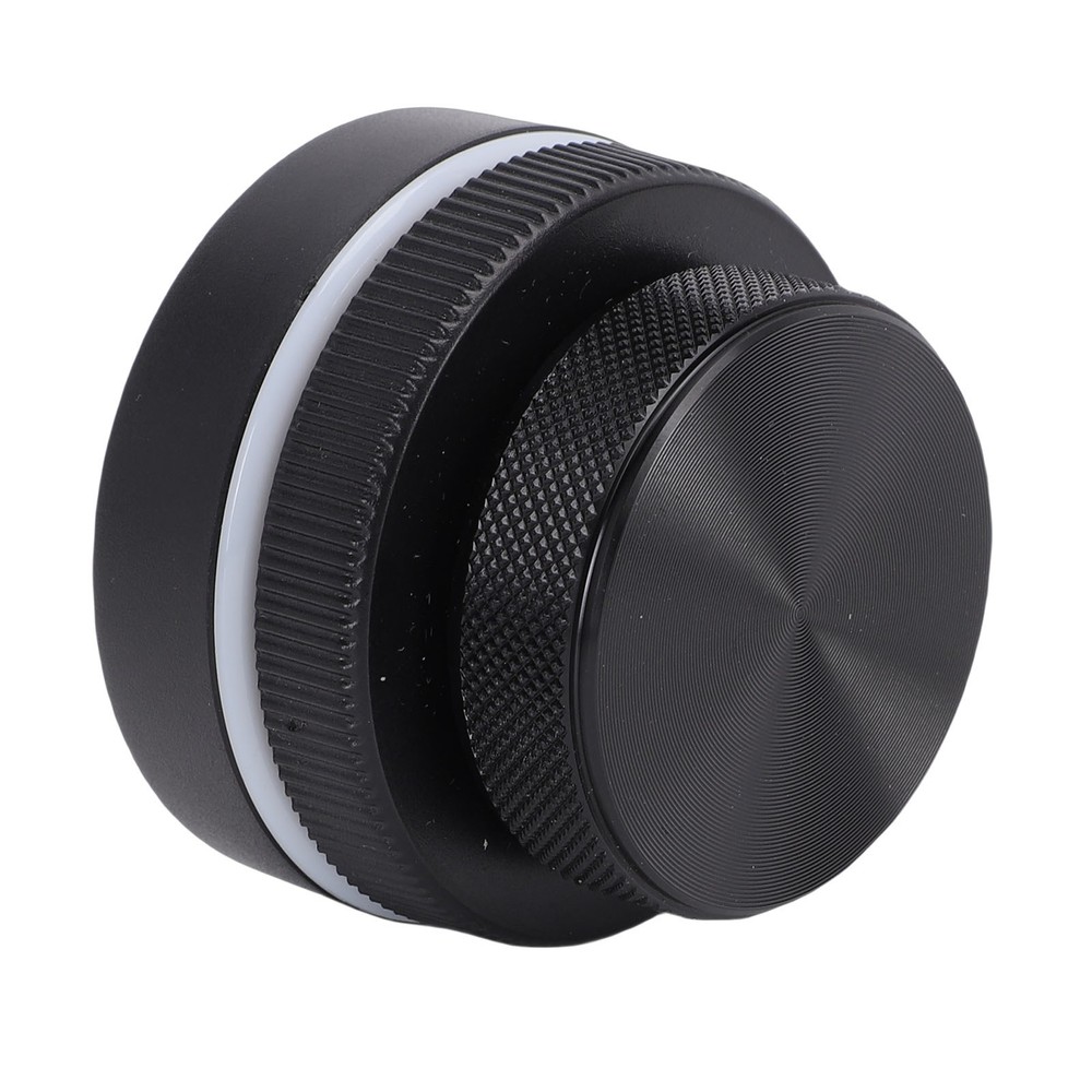 2-Customizable Knob With RGB Light For Volume Control Black
