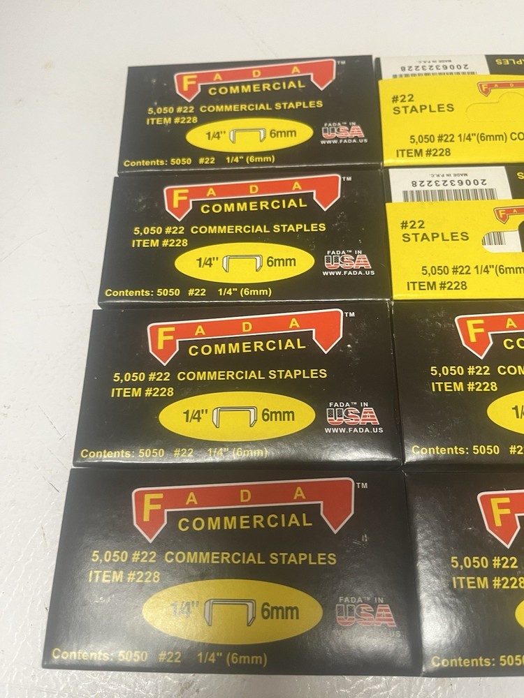 (12)FADA COMMERCIAL STAPLES