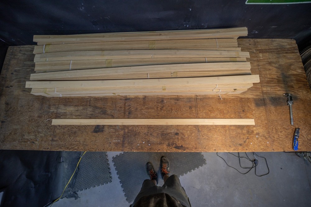 Flat Bamboo 60" Long For Bow building - Lamination