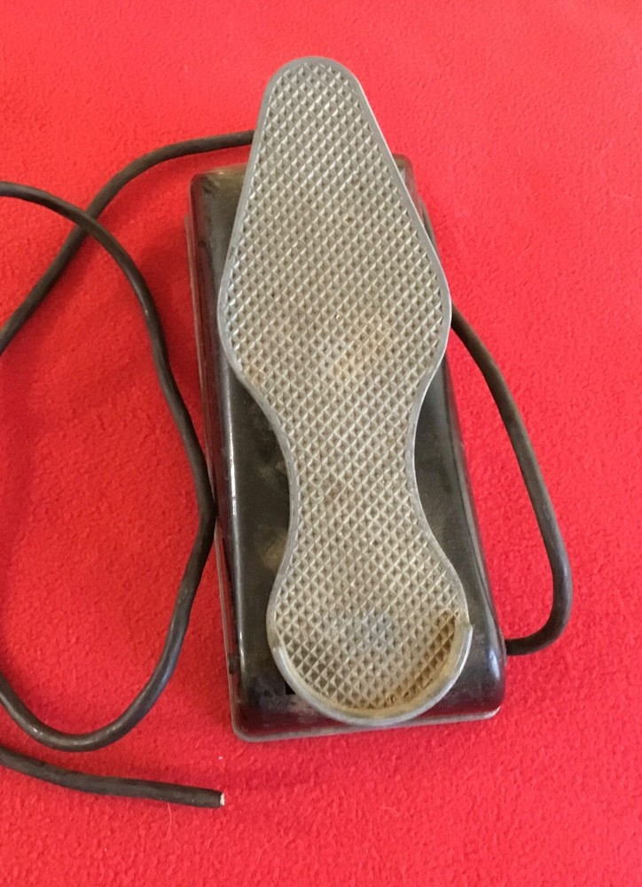 Foot control pedal. vintage