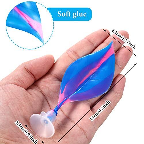 2 Pieces Silicone Betta Bed Leaf Hammock for Betta Fish, Betta Fish Bed,
