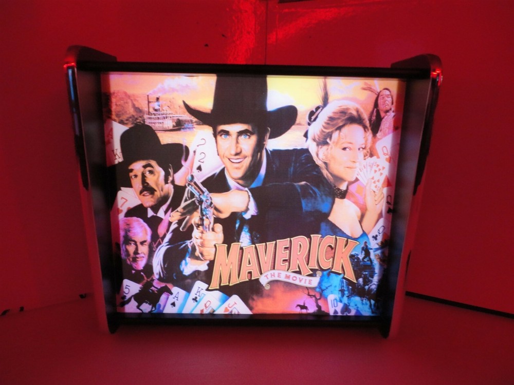 Maverick Sega Pinball Head LED Display light box