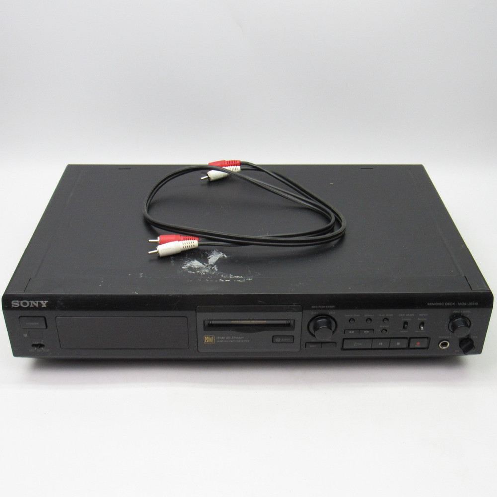 Sony MDS-JE510 MiniDisc Recorder Player - Powers On, Untested; READ