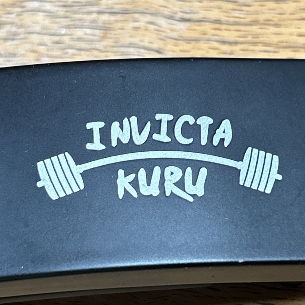 Invicta Kuru Lifting Belt Black Lever Buckle EUC