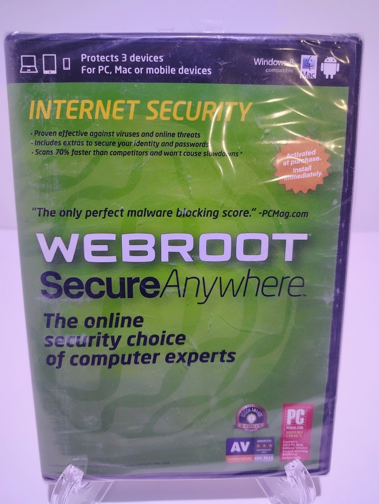 Webroot Secure Anywhere Internet Security Complete 2013 Sealed