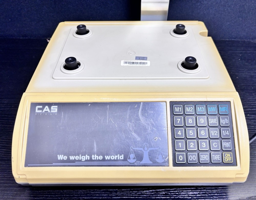 CAS S2000JR with customer display Price Computing Retail Scale Used