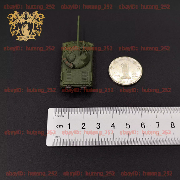 3D Printed 1/144 Soviet Project 907 Medium Tank Finished Model