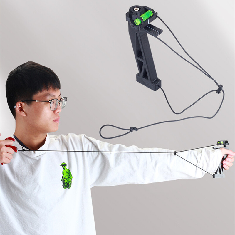 Compound Bow Release Aid Training Device with Level Bubble Hunting Trainer