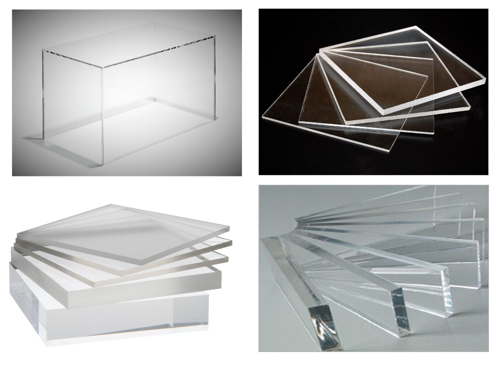 Clear Acrylic Plexiglas Clear Plastic Scratch-Resistant Replacement Sheet