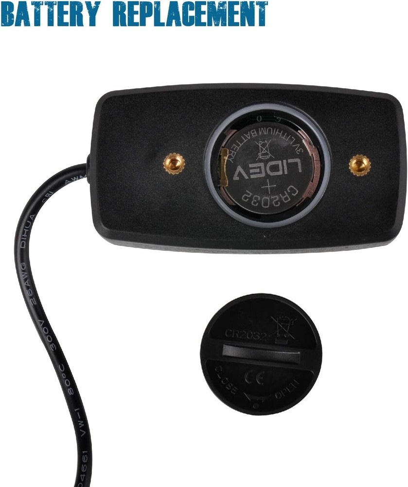 Digital Tach Hour Meter, RPM Gauge Meter,Backlight Display, Battery Replaceable