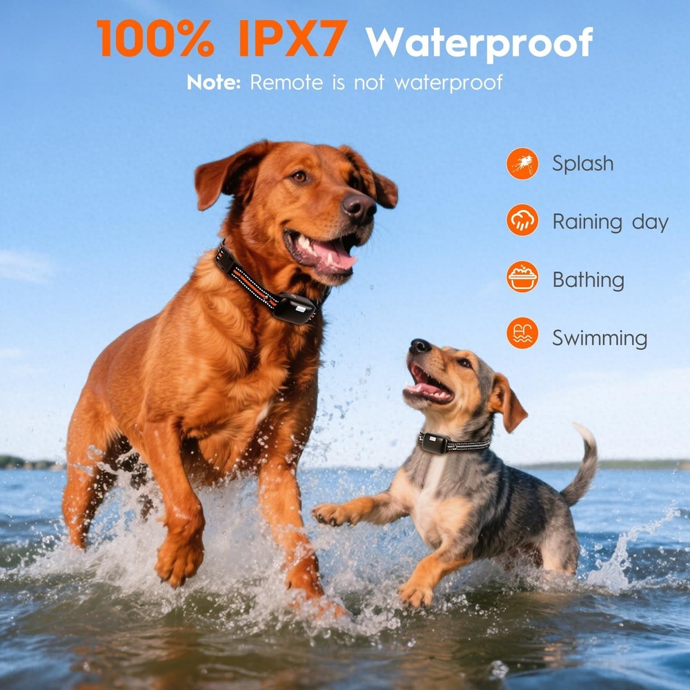 Shock Collar for Dogs 3 Dog Shock Collar with Remote Control with 4 Training ...