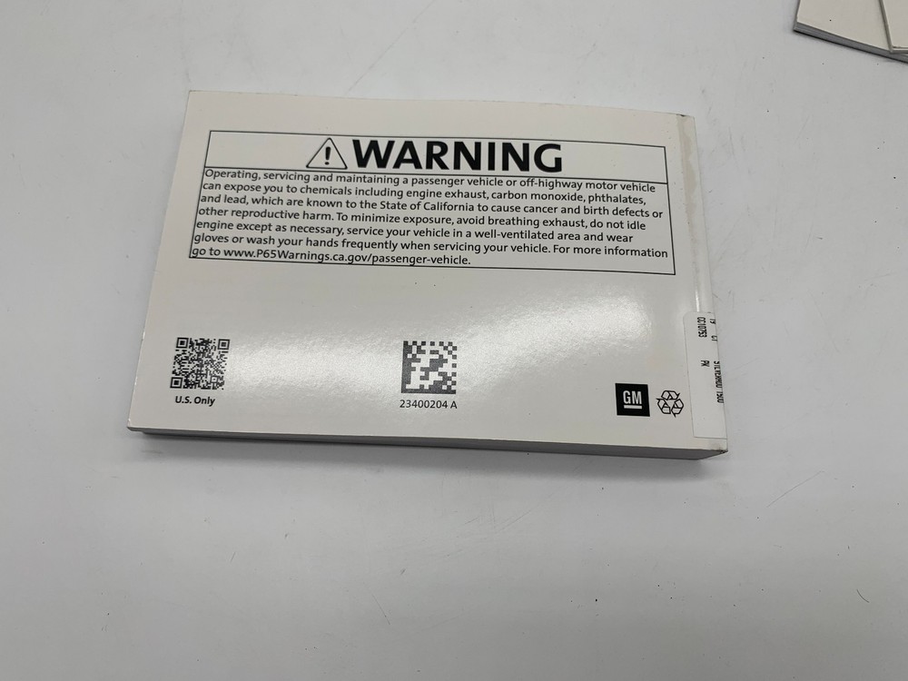 2019 Chevy Silverado Owners Manual Set OEM