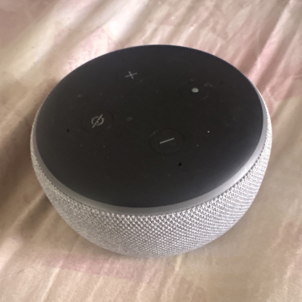 Amazon Echo Dot (3rd Gen) Gray Smart Speaker Alexa Wi-Fi Bluetooth Voice Control