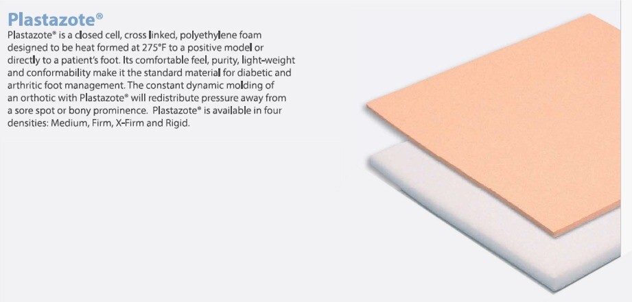 Plastazote Shock Absorbing Foam Diabetic Shoe Insole Sheet Material 30"-40"x40"