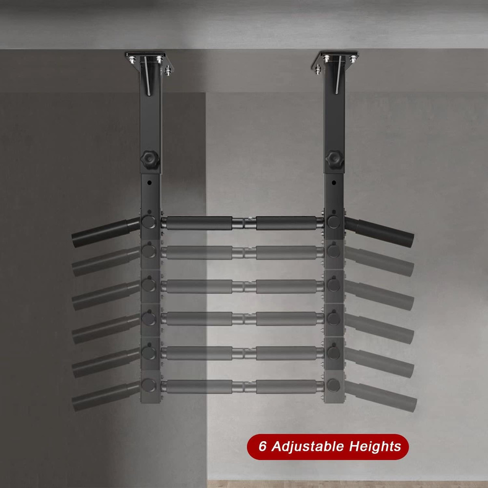 Ceiling Wall Mount Pull up Bar, Ceiling Mounted Chin up Bar, Joist/Beam Wall Mou
