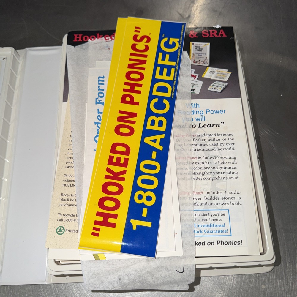 Vintage Hooked on Math Set – Complete Educational Kit, Homeschool 1992