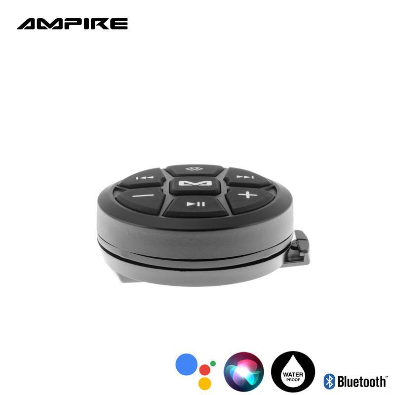 Ampire PRC-2 Bluetooth Remote Control, Waterproof for Vehicles, Boats Bicycles