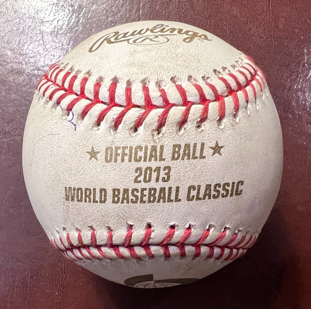 Bert Blyleven Signed 2013 World Baseball Classic Baseball