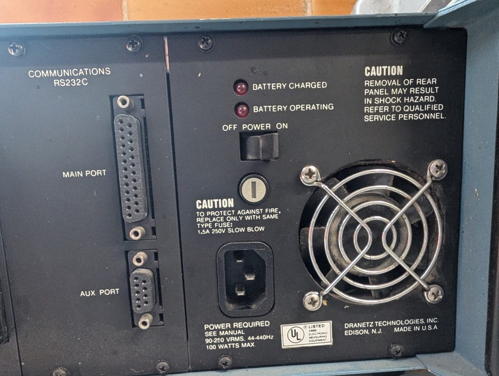 Dranetz 658 Power Quality Analyzer with Probes, Case and Accessories
