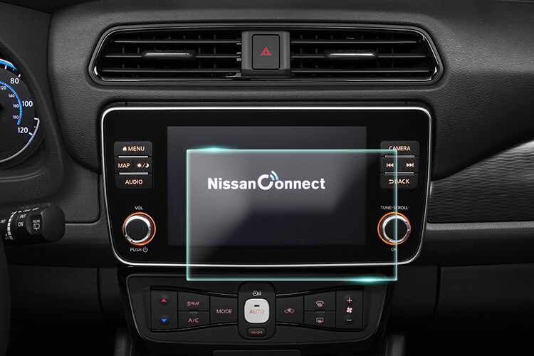 Crystal Clear Screen Protector for 2019 Nissan Leaf 7inch Vehicle Navigation