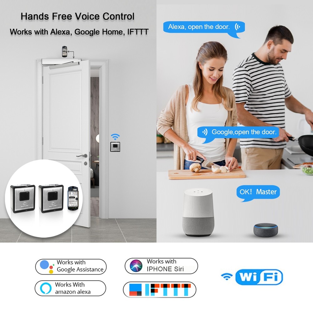Wireless Wave to Open Switch Olide-512 Compatible for Automatic Door Opener