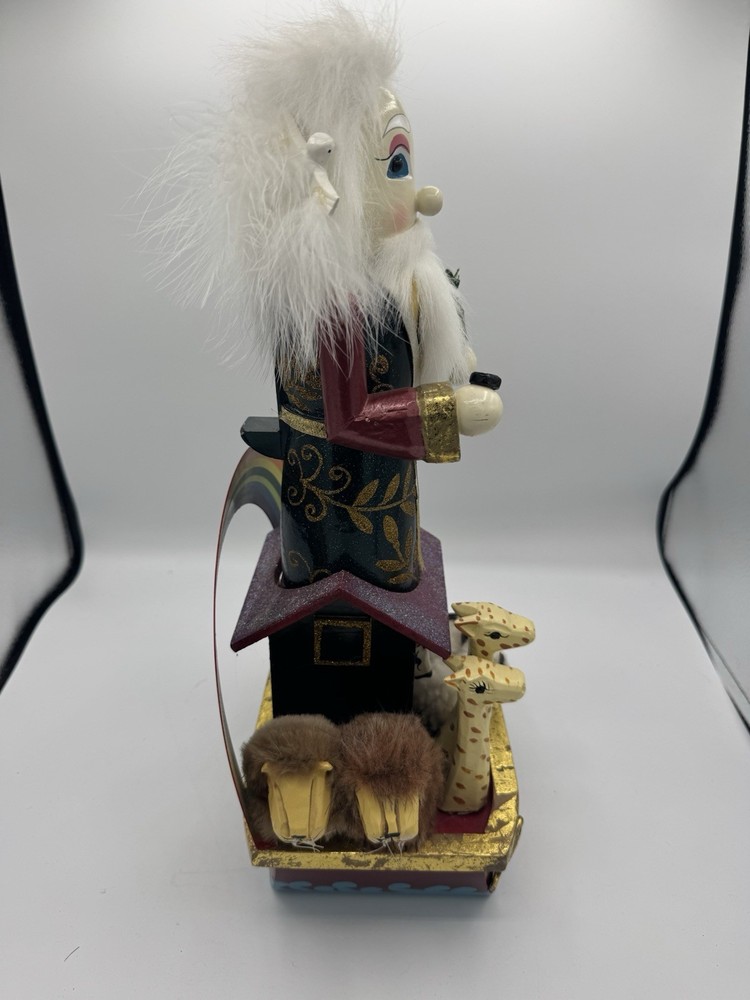 Vtg Bombay Noahs Ark Nutcracker With Animals