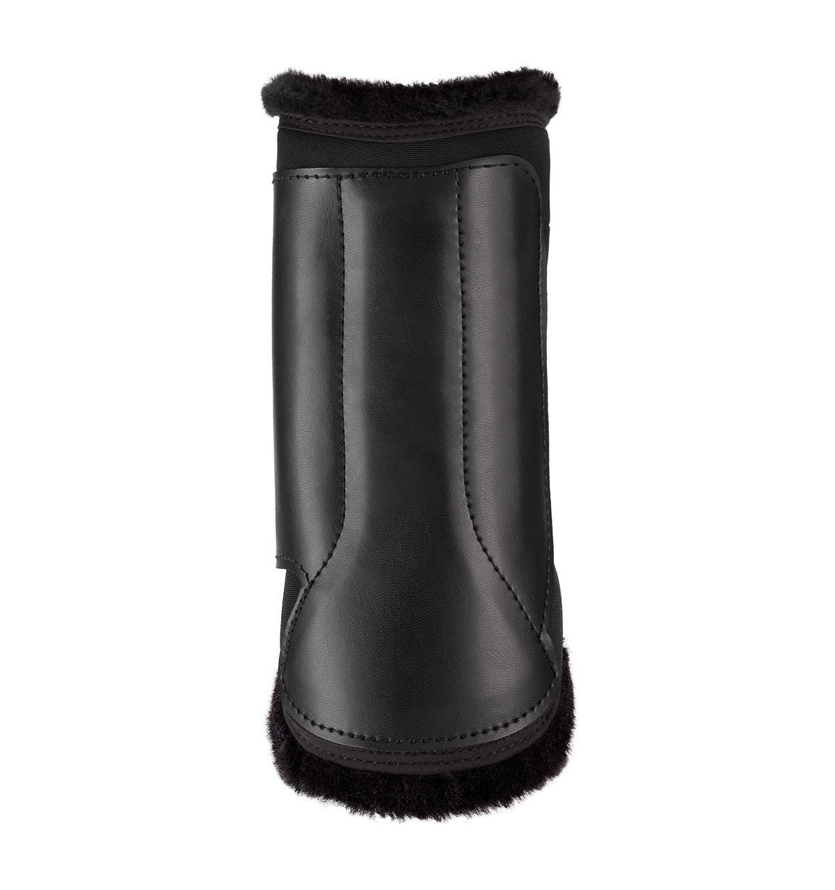 EquiFit Essential Everyday Boots with Sheepswool - Front - Black/Black