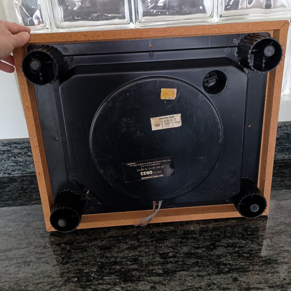 Vintage BSR Automatic 3-Speed Turntable Record Changer Model 0933